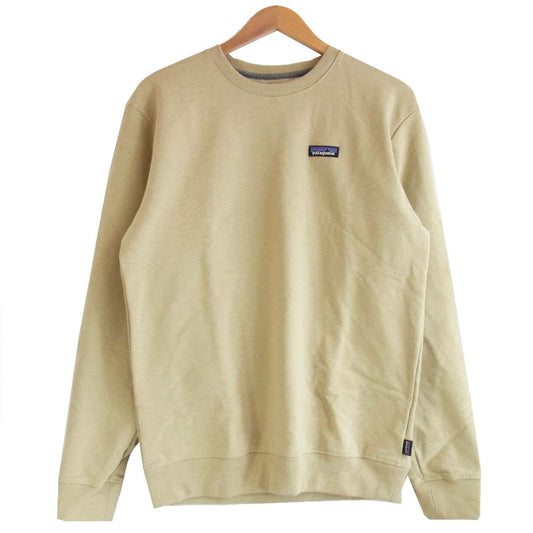 patagonia パタゴニア 39543 P-6 Label Uprisal Crew Sweatshirt ラベル アップライザル クルー スウェットシャツ ベージュ系 M【新古品】【未使用】【中古】