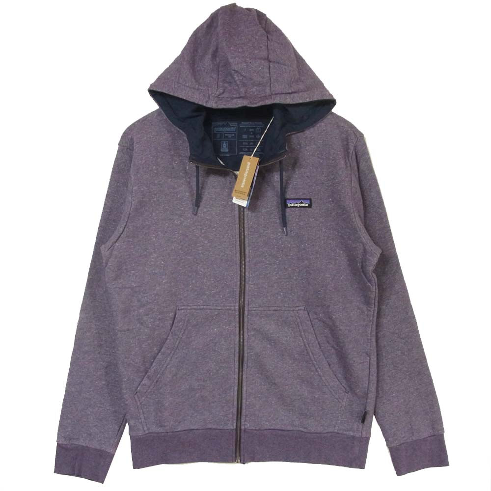 patagonia パタゴニア 39600 P-6 LABEL FRENCH TERRY FULL-ZIP HOODY ラベル フレンチ テリー フーディー Piton Purple パープル系【新古品】【未使用】【中古】