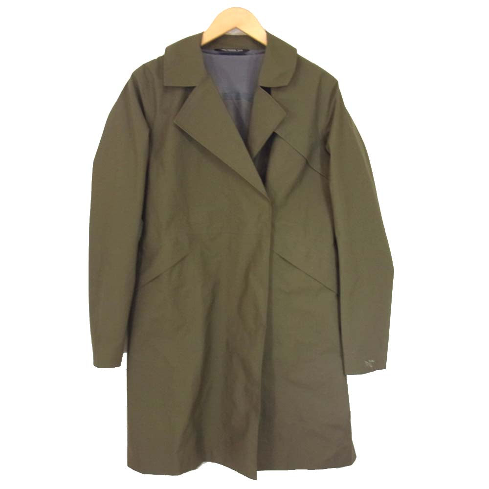 ARC'TERYX アークテリクス NILA TRENCH COAT GORE-TEX ゴアテックス ナイロン トレンチ コート カーキ系 M【中古】