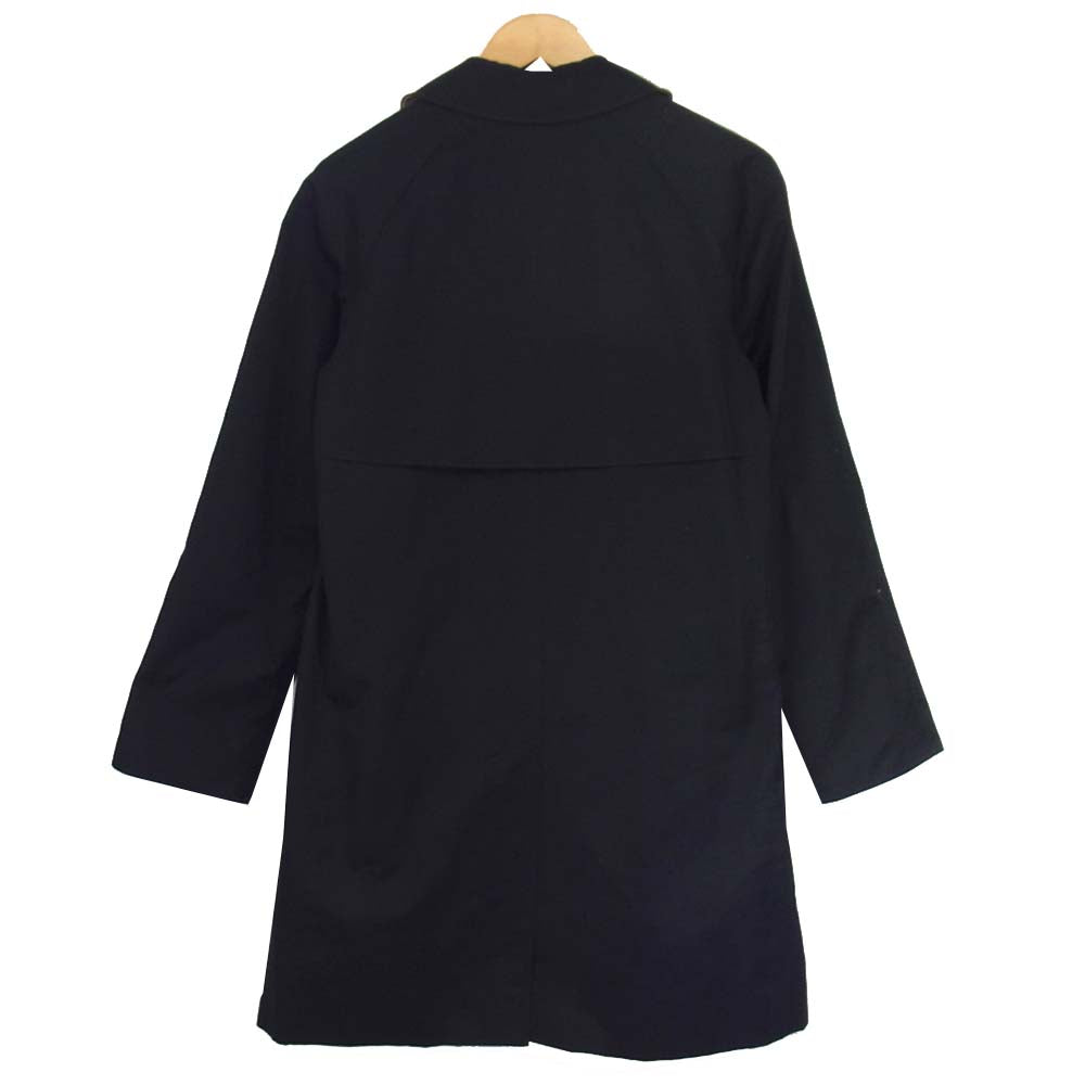 BURBERRY LONDON バーバリー ロンドン 着脱式ライナー付 裏地ノヴァチェック ステンカラー コート ブラック系【中古】