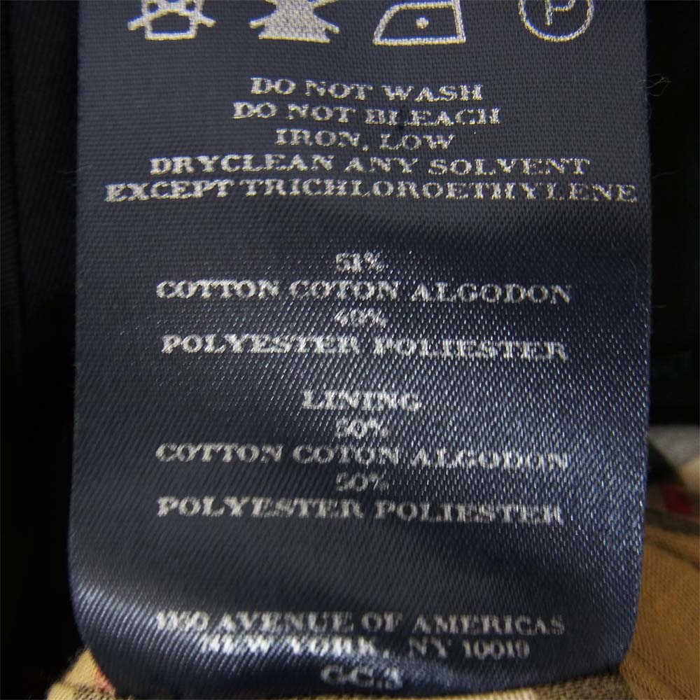 BURBERRY LONDON バーバリー ロンドン 着脱式ライナー付 裏地ノヴァチェック ステンカラー コート ブラック系【中古】