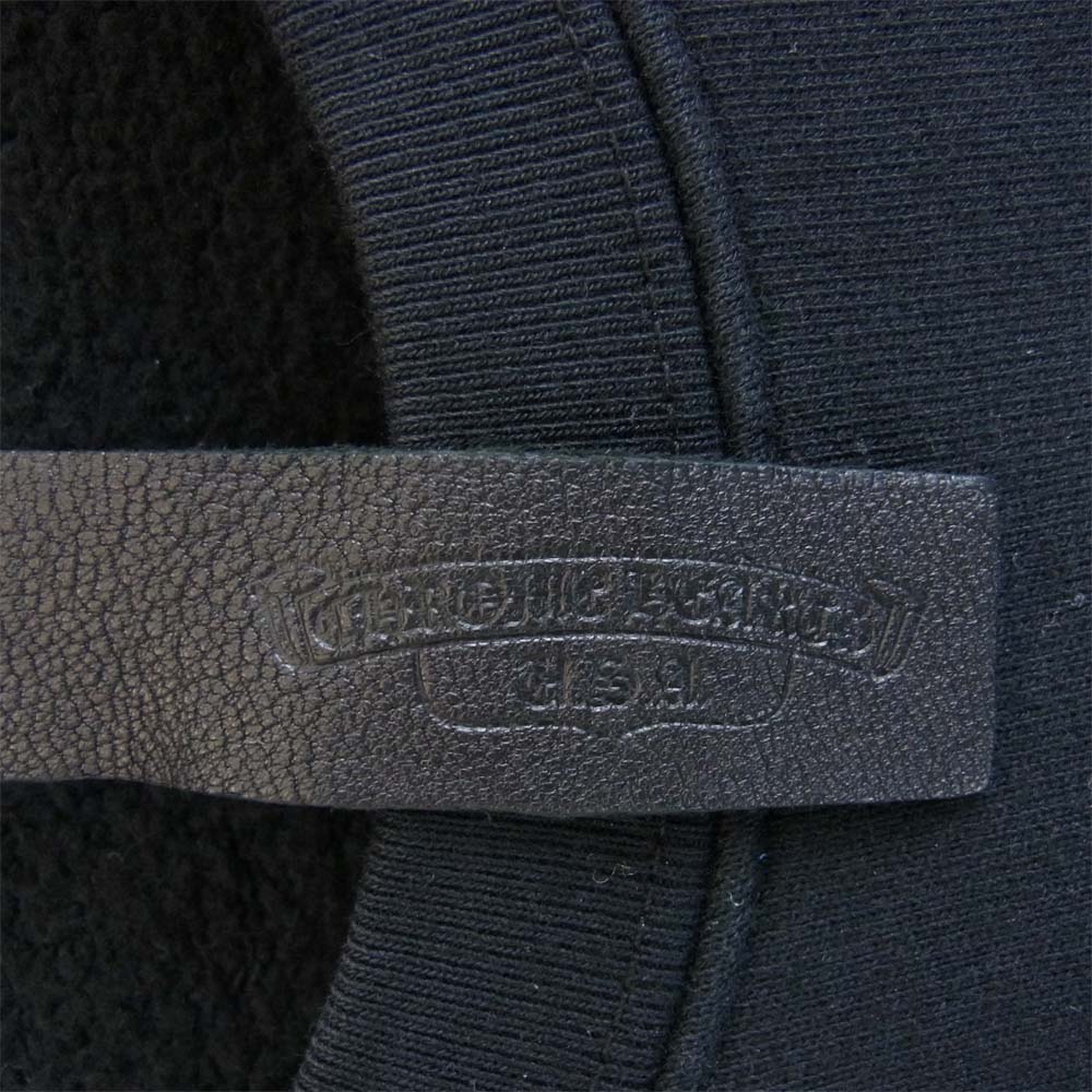 CHROME HEARTS クロムハーツ（原本無） ロゴ 刺繍 スウェット ブラック系 S【中古】