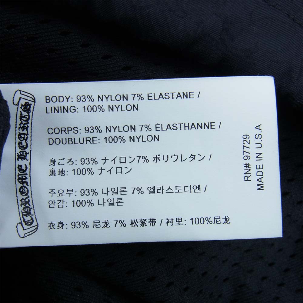 CHROME HEARTS クロムハーツ（原本無） 海外インボイス付属 RIGGINS FBRC クロス プリント コーチジャケット ブラック系 S【中古】