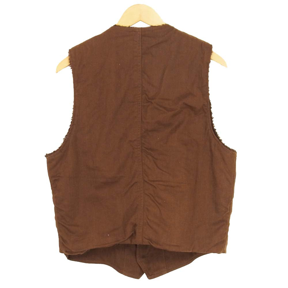 The REAL McCOY'S ザリアルマッコイズ ボア ベスト ブラウン系 42【中古】