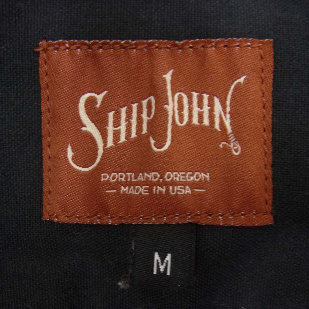 シップジョン USA製 Wills Jacket ウィルズ ワックスコットン ジャケット ブラック系 40【中古】