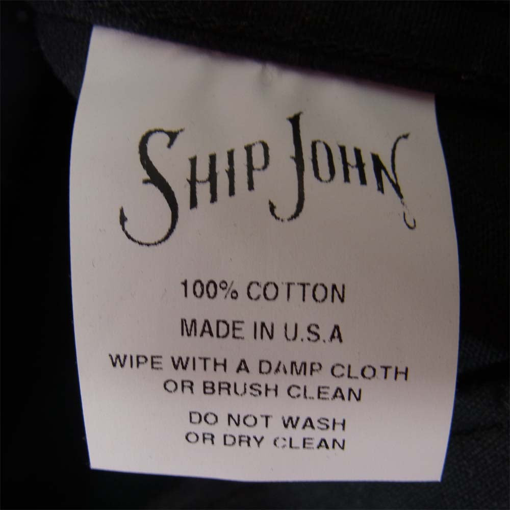シップジョン USA製 Wills Jacket ウィルズ ワックスコットン ジャケット ブラック系 40【中古】