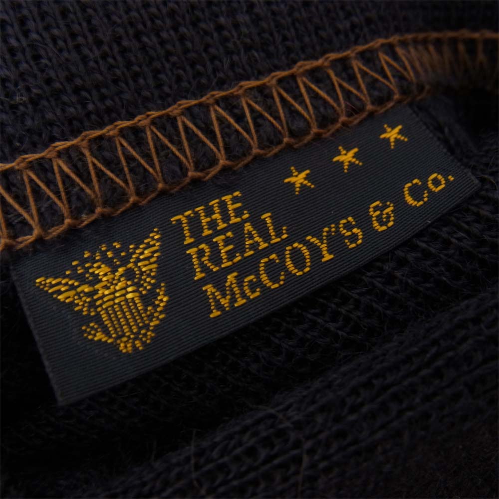The REAL McCOY'S ザリアルマッコイズ TYPE C-2 ニット ジップ カーディガン ネイビー系 40【中古】