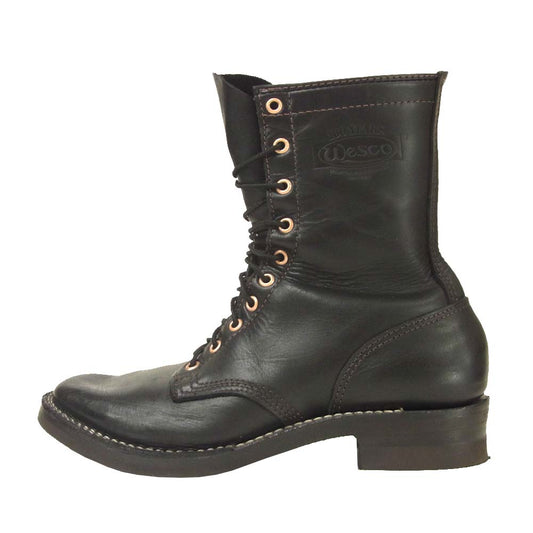 WESCO ウエスコ 100周年 WJ STANDARD Warren ウォーレン ブーツ ブラック系 9.5E【美品】【中古】