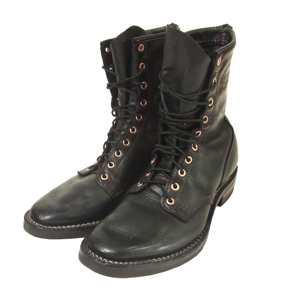 WESCO ウエスコ 100周年 WJ STANDARD Warren ウォーレン ブーツ ブラック系 9.5E【美品】【中古】