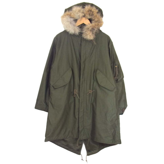 The REAL McCOY'S ザリアルマッコイズ M-1948 モッズコート フィッシューテール カーキ系 S【中古】