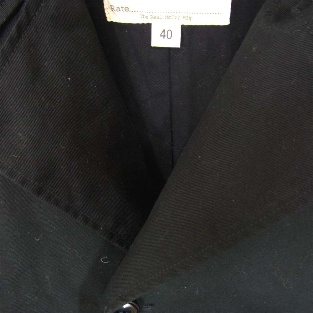 The REAL McCOY'S ザリアルマッコイズ MJ18008 US COASTGUARD OVERCOAT オーバー コート ブラック系 40【中古】