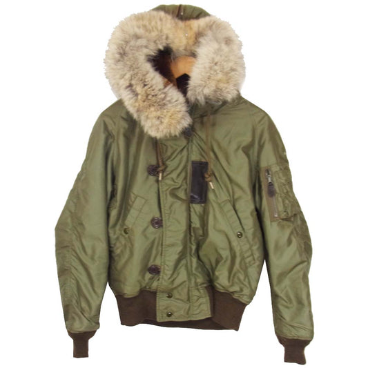 The REAL McCOY'S ザリアルマッコイズ SIGMUND EISNER 実名復刻 N-2 フライトジャケット カーキ系 S【中古】