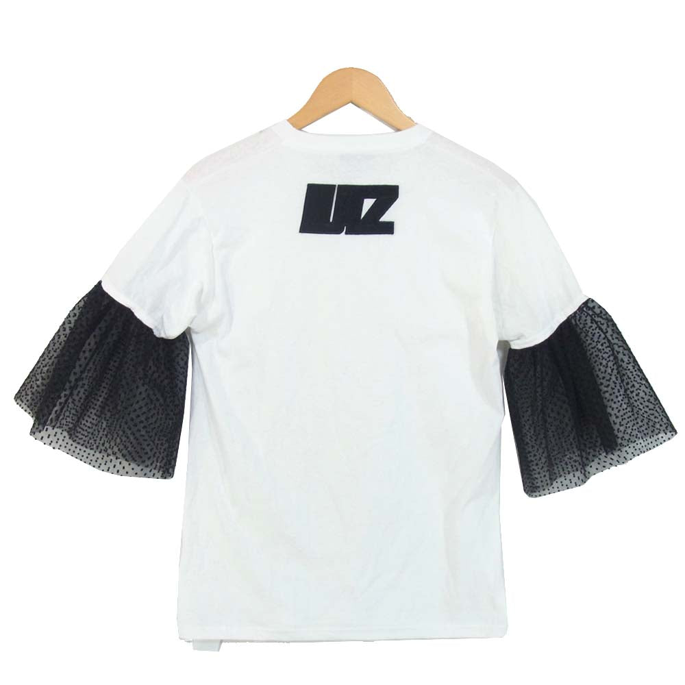 ルッツヒュエル LZ-S19-0000-437 TTULL  袖レース切替 Tシャツ ホワイト系 サイズ表記無し【美品】【中古】