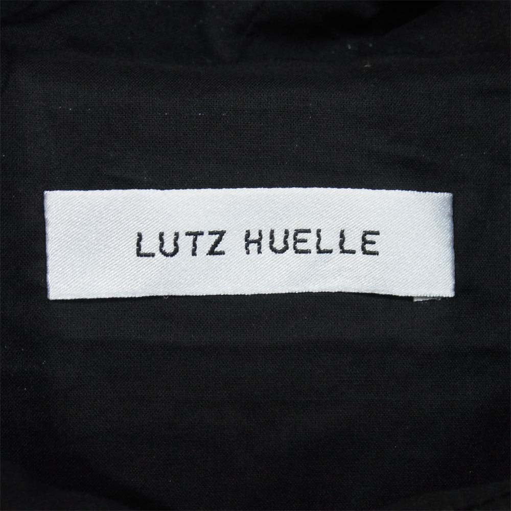 ルッツヒュエル LZ-A19-0000-484 COUTURE HOODIE メタル混 花柄 パーカー ブラック×シルバー系 OS【美品】【中古】