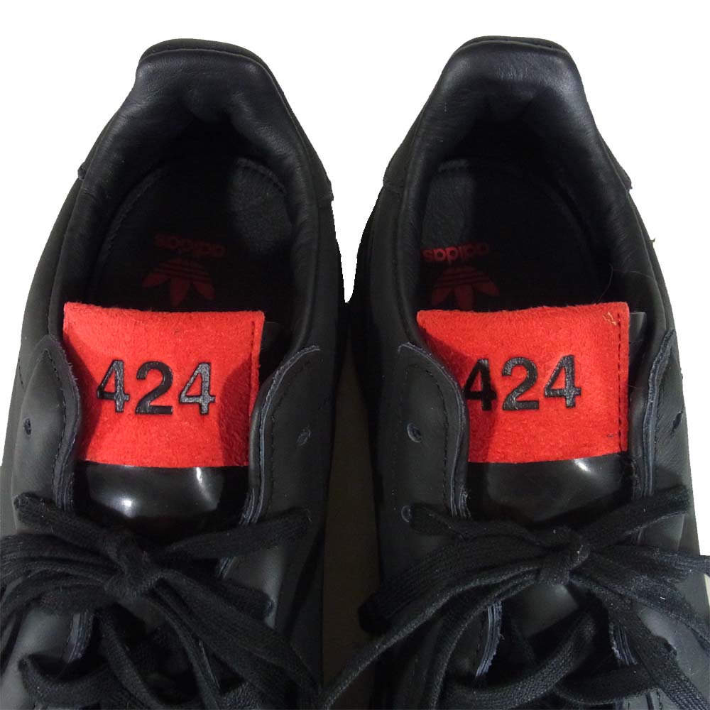 adidas アディダス × 424 フォートゥーフォー EG3729 SC PREMIERE LIMITED EDITION for CONSORTIUM コンソーシアム リミテッドエディション ブラック系 US9.5【美品】【中古】
