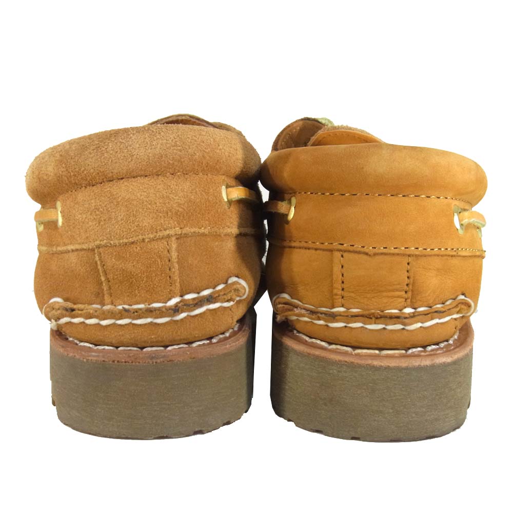 Engineered Garments エンジニアードガーメンツ × ティンバーランド TIMBERLAND 3 EYE CLASSIC LUG クレイジーパターン シューズ ライトブラウン系 US9M【中古】