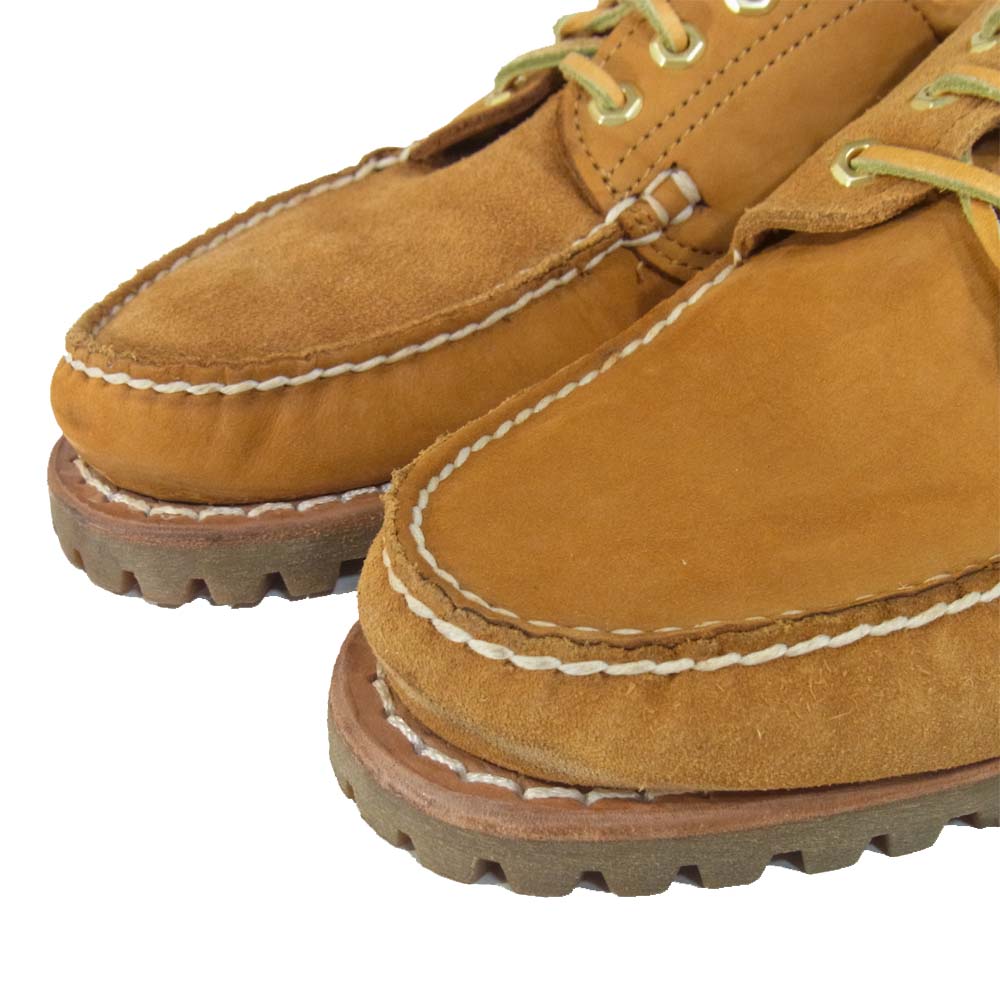 Engineered Garments エンジニアードガーメンツ × ティンバーランド TIMBERLAND 3 EYE CLASSIC LUG クレイジーパターン シューズ ライトブラウン系 US9M【中古】