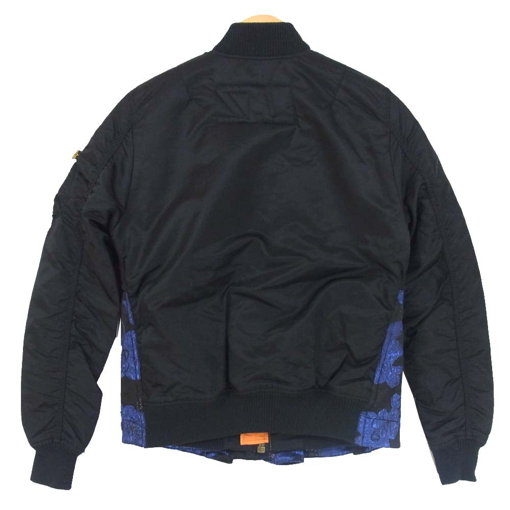 ルッツヒュエル ALPHA アルファ 再構築 ドッキング MA-1 ブルゾン NIGTHBLUE S【極上美品】【中古】