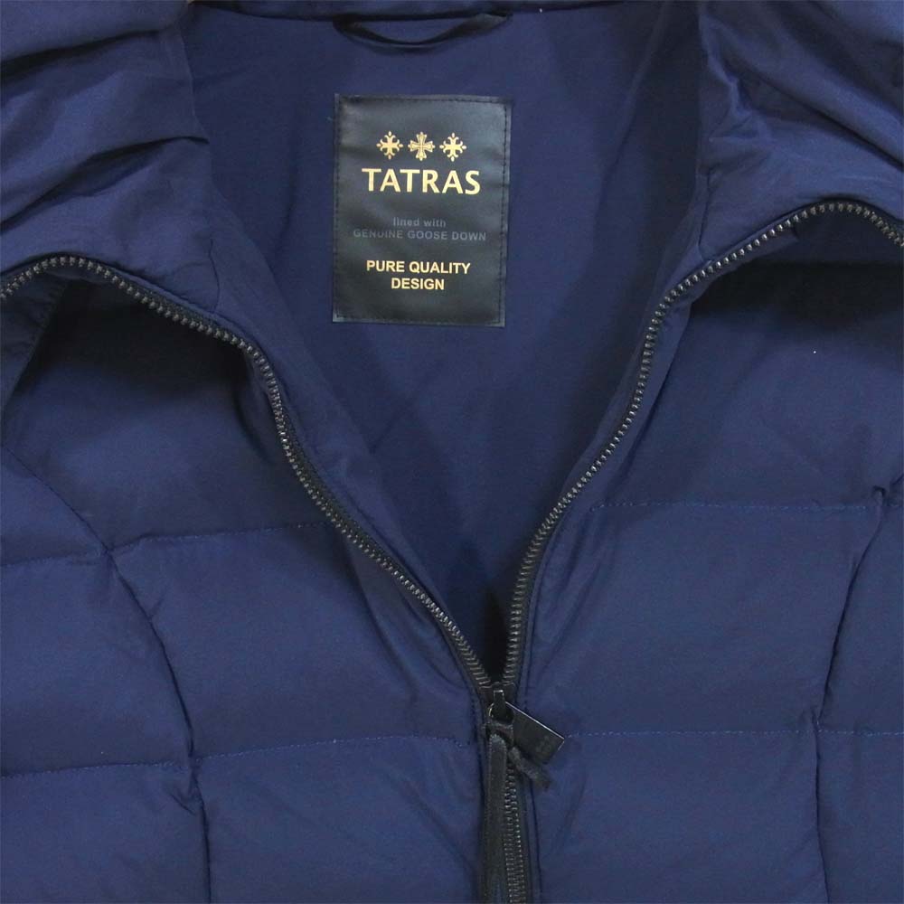 TATRAS タトラス LTA7SH44492 SHIPS別注 CERAMICA ダウン コート ブルー系 2【美品】【中古】