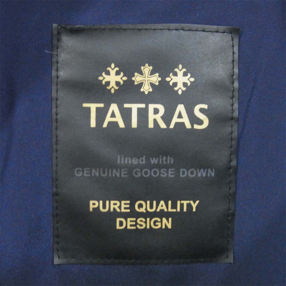 TATRAS タトラス LTA7SH44492 SHIPS別注 CERAMICA ダウン コート ブルー系 2【美品】【中古】