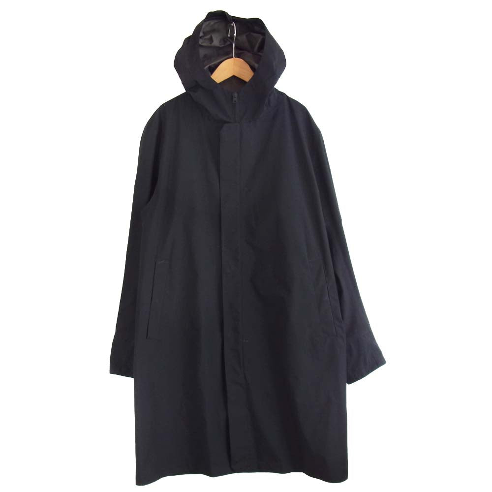 Herno ヘルノ Laminar ラミナー GORE-TEX ゴアテックス ステンカラー コート ブラック系 50【中古】