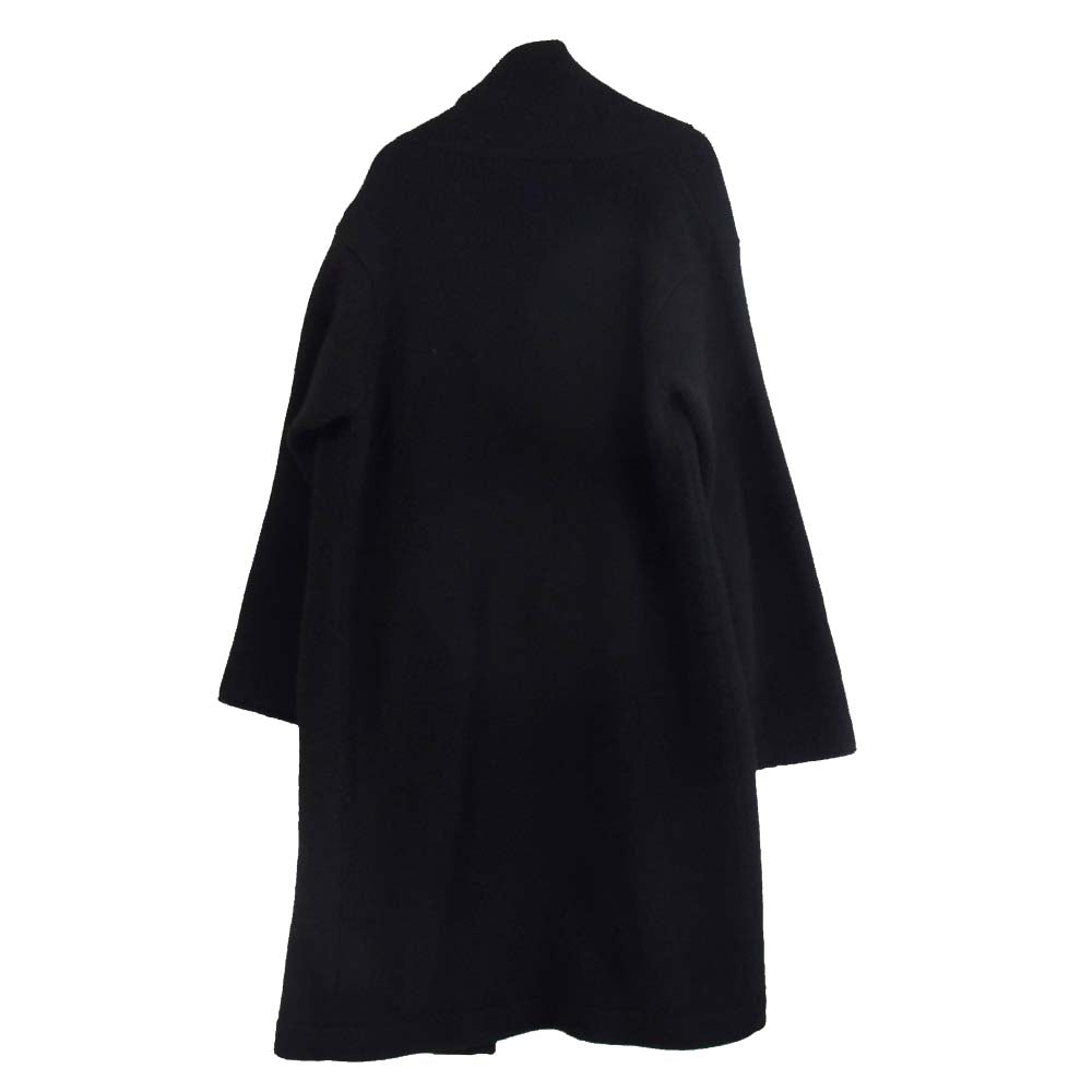 THE ELDER STATESMAN エルダー ステイツマン カシミヤ ロング ガウン カーディガン ブラック系【美品】【中古】