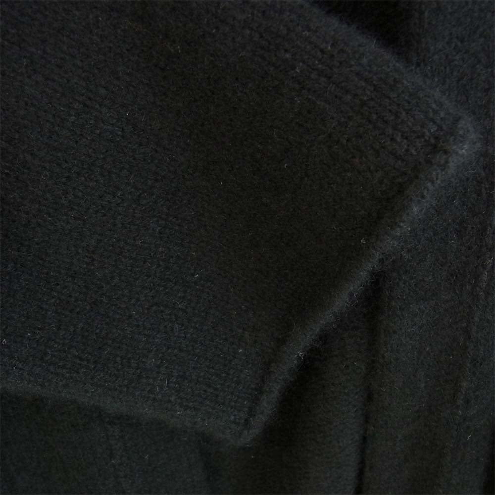 THE ELDER STATESMAN エルダー ステイツマン カシミヤ ロング ガウン カーディガン ブラック系【美品】【中古】