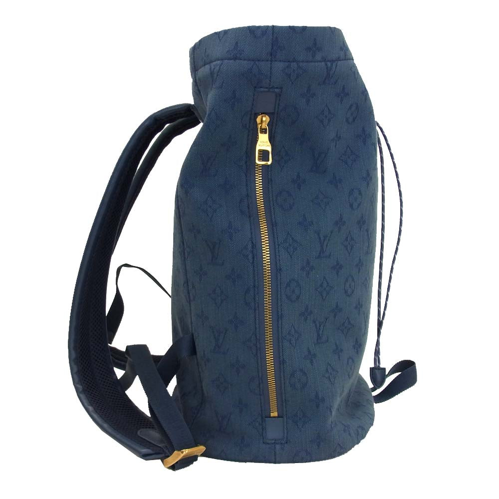 LOUIS VUITTON ルイ・ヴィトン M44617 モノグラム デニム チョーク バックパック インディゴブルー系【中古】
