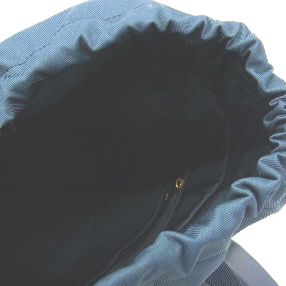 LOUIS VUITTON ルイ・ヴィトン M44617 モノグラム デニム チョーク バックパック インディゴブルー系【中古】