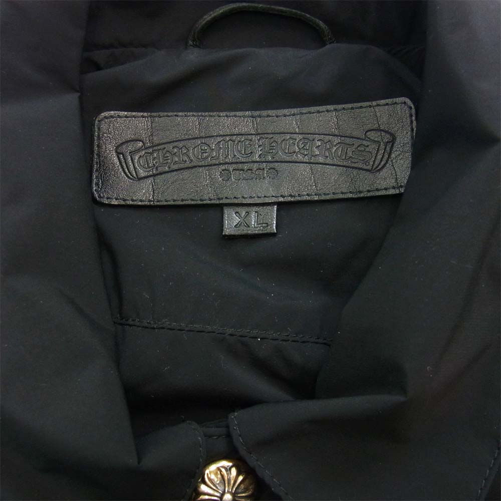CHROME HEARTS クロムハーツ（原本無） Coach Jacket クロスボール コーチジャケット ブラック系 XL【美品】【中古】