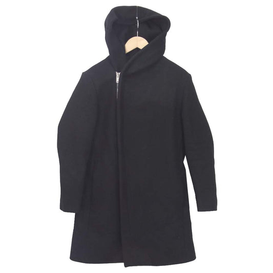 junhashimoto ジュンハシモト WRAP COAT ラップ コート ブラック系 4【中古】