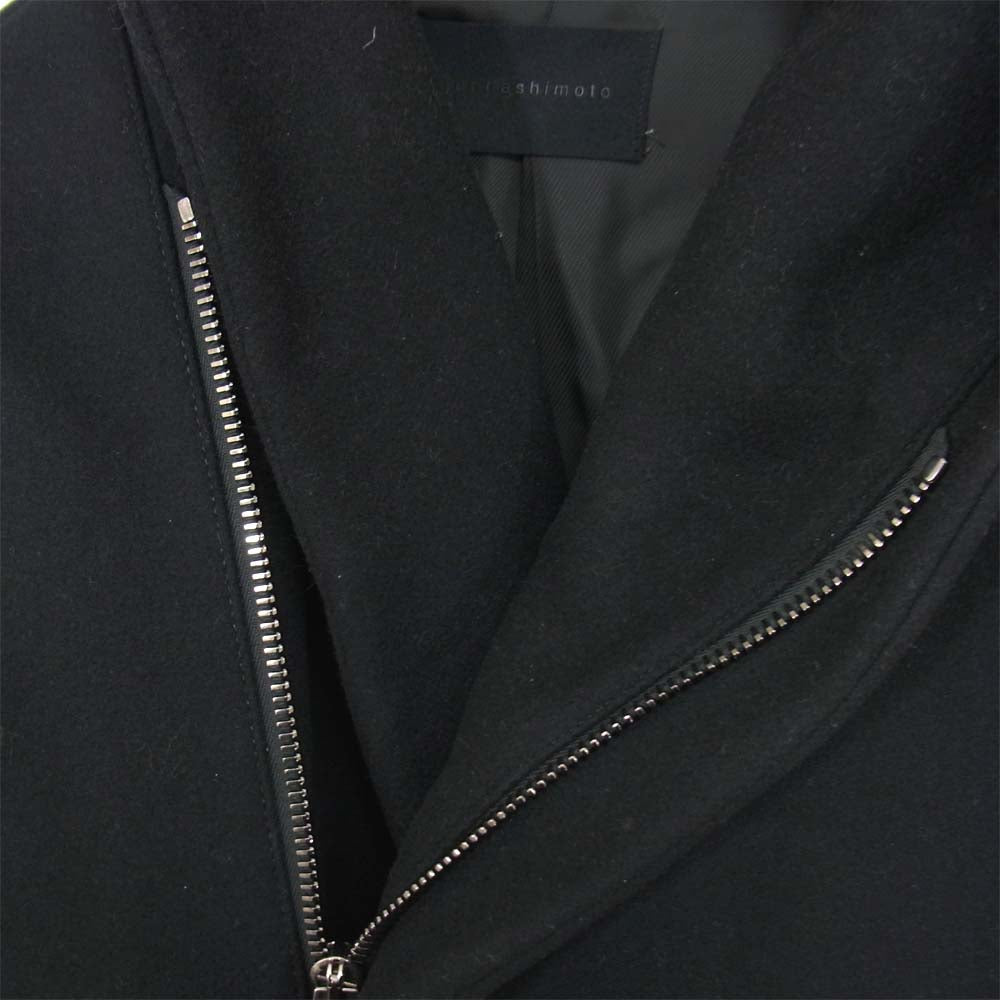 junhashimoto ジュンハシモト WRAP COAT ラップ コート ブラック系 4【中古】