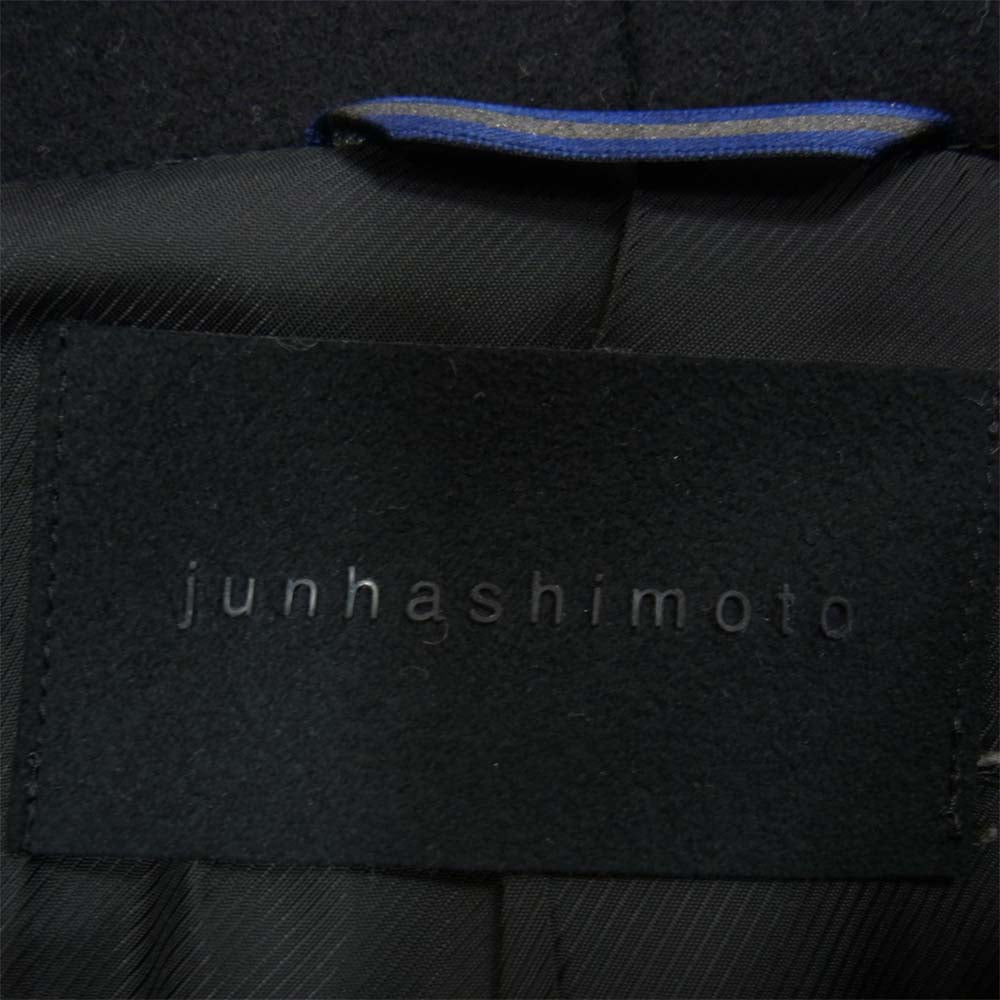 junhashimoto ジュンハシモト WRAP COAT ラップ コート ブラック系 4【中古】