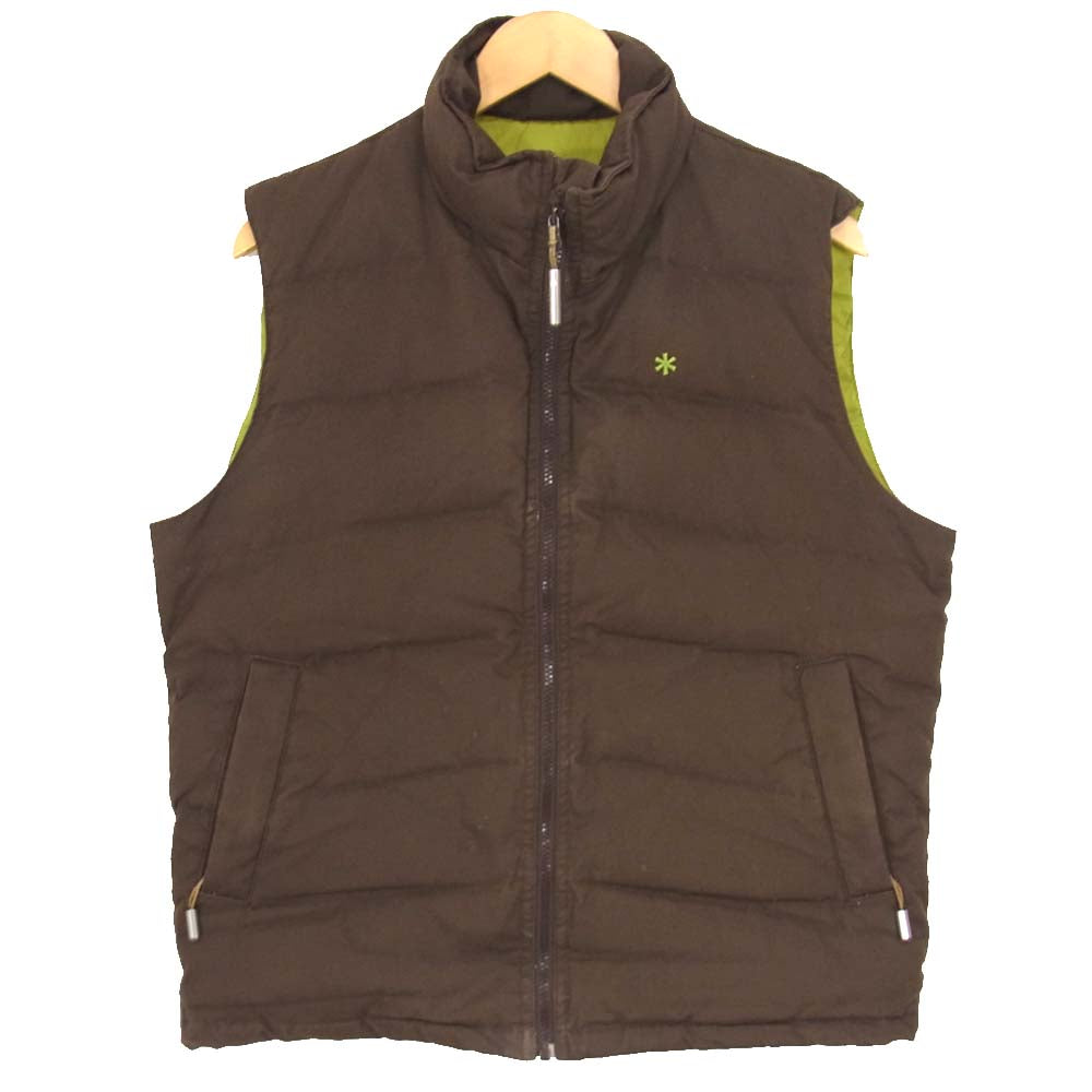 snowpeak スノーピーク ダウンベスト ブラウン系 L【中古】