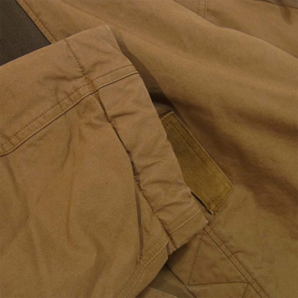 VISVIM ビズビム 20AW 0120205013016 SANJURO KIMONO JKT サンジュウロウ ノーカラー ジャケット ライトブラウン系 1【極上美品】【中古】