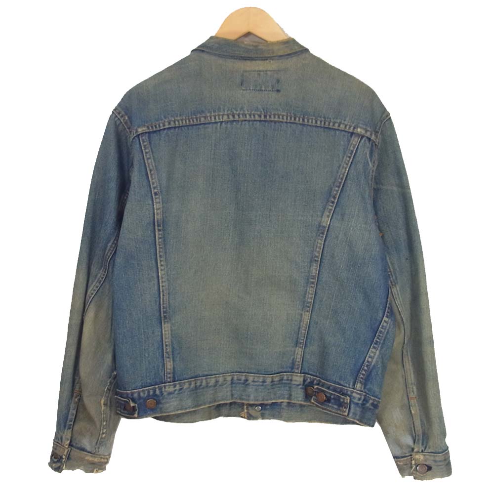 Levi's リーバイス 3rd 両面 BIG E ボタン裏 刻印 524 オリジナル デニム ジャケット インディゴブルー系【中古】