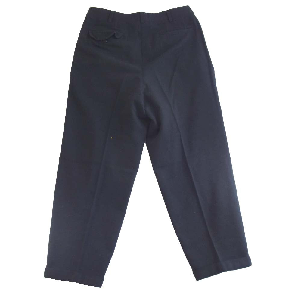COMME des GARCONS HOMME コムデギャルソンオム HP-08022L ツータック ウール パンツ ブラック系 L【中古】