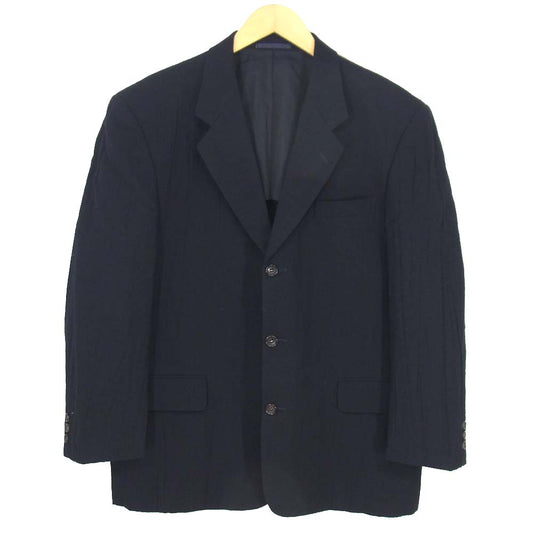 COMME des GARCONS HOMME コムデギャルソンオム ウール セット アップ ネイビー系 M【中古】
