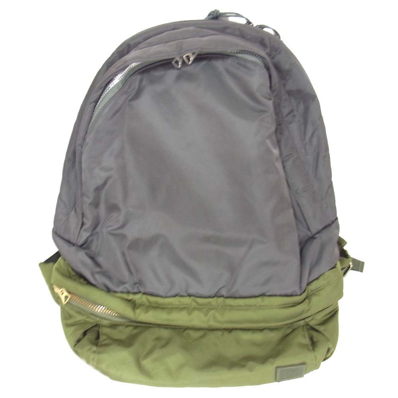 Sacai サカイ 20-0123S × Porter ポーター  Color Combo Nylon Backpack カラー コンボ ナイロン バックパック カーキ系【中古】