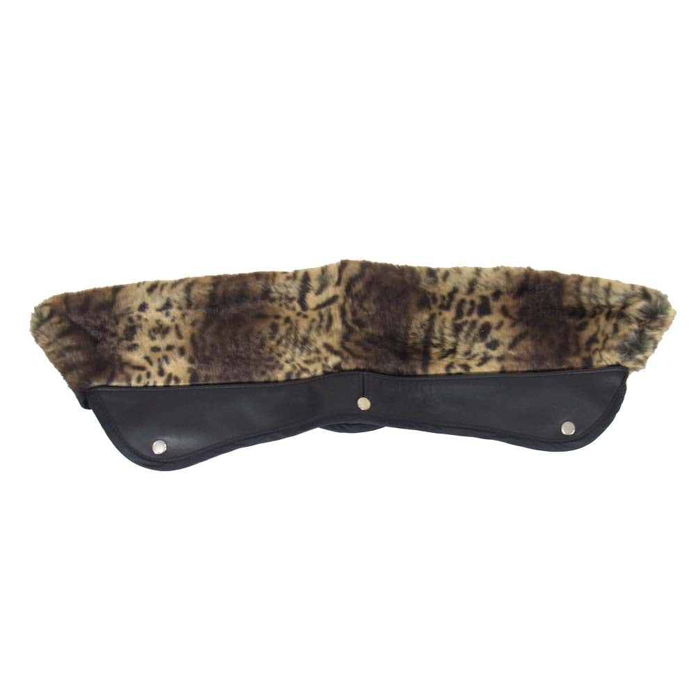schott ショット 7066 618M COLLAR FOR 付け襟 ボア ブラウン系【美品】【中古】