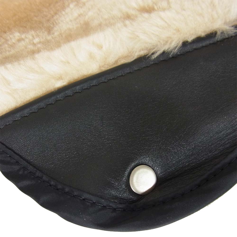 schott ショット 7066 618M COLLAR FOR 付け襟 ボア ベージュ系【美品】【中古】