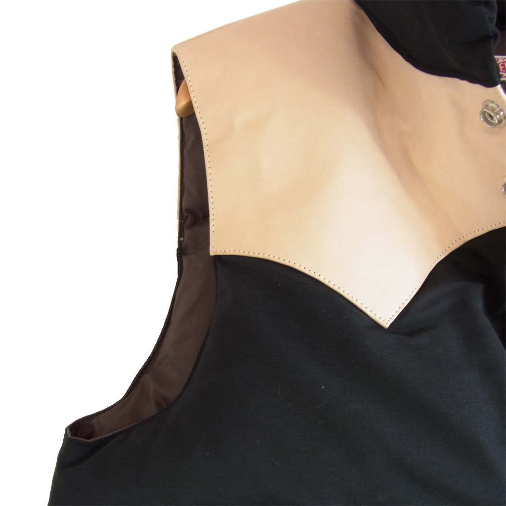 JELADO ジェラード JP23511 Wiseman Vest ワイズマン ベスト ベージュ×黒 S【極上美品】【中古】