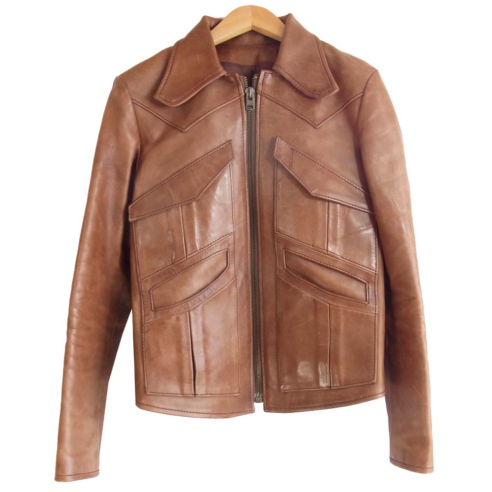 JELADO ジェラード ウィンチェスター レザー ジャケット ライトブラウン系【中古】