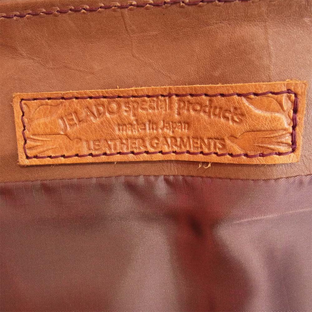 JELADO ジェラード ウィンチェスター レザー ジャケット ライトブラウン系【中古】