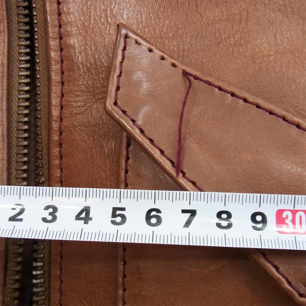 JELADO ジェラード ウィンチェスター レザー ジャケット ライトブラウン系【中古】