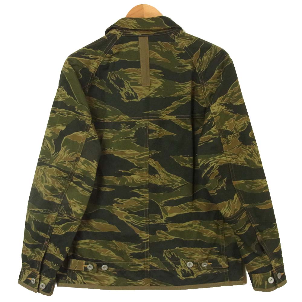 JUNYA WATANABE COMME des GARCONS MAN ジュンヤワタナベコムデギャルソンマン リーバイス LEVIS コットン ツイル カモ カバーオール ジャケット グリーン系 S【中古】