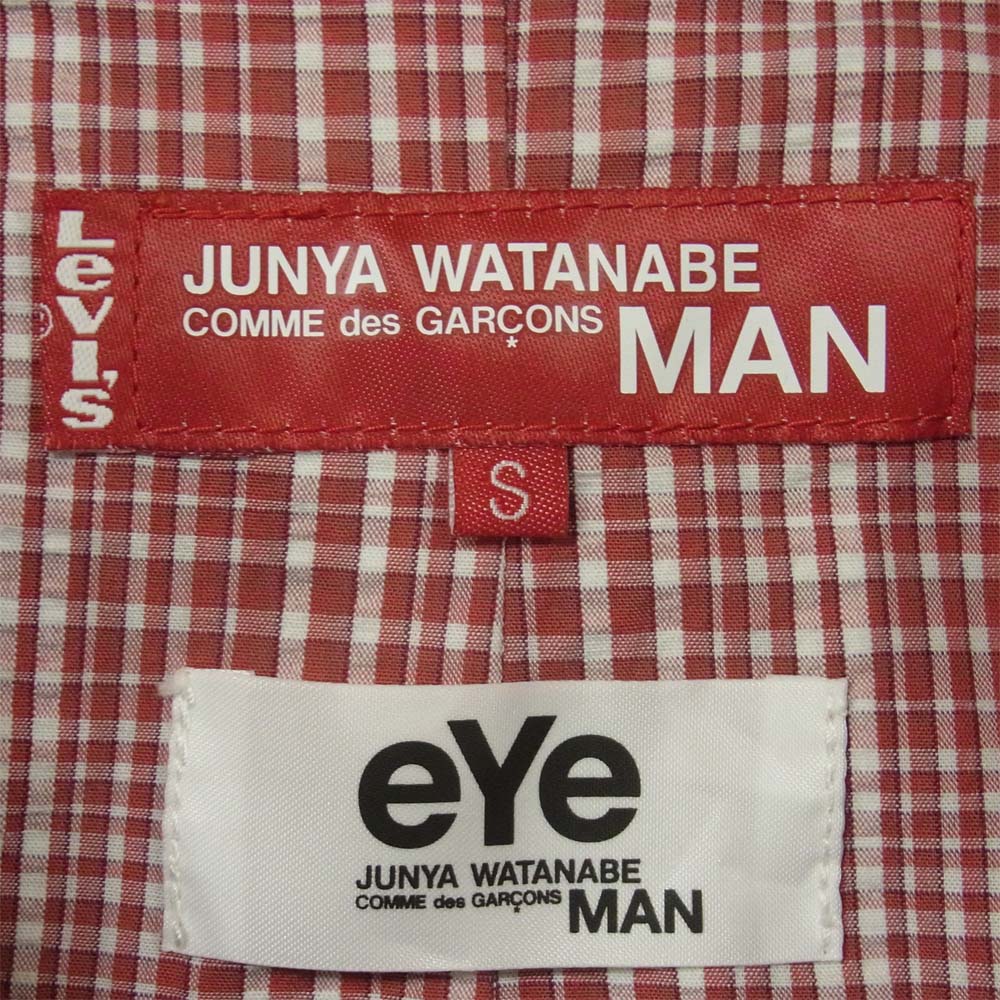 JUNYA WATANABE COMME des GARCONS MAN ジュンヤワタナベコムデギャルソンマン リーバイス LEVIS コットン ツイル カモ カバーオール ジャケット グリーン系 S【中古】