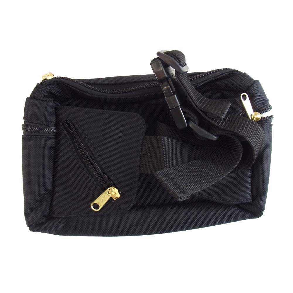 Eddie Bauer エディー・バウアー 8906 ファニーパック M ボディバッグ ブラック系【新古品】【未使用】【中古】