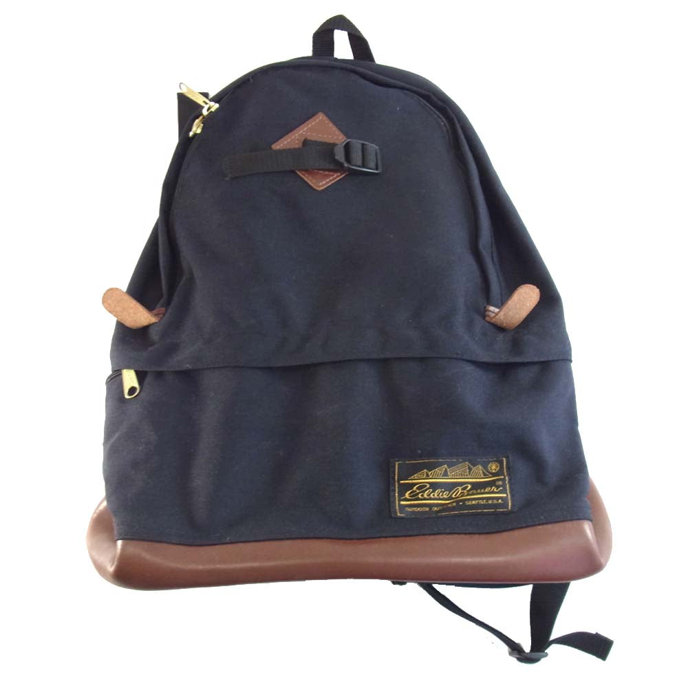 Eddie Bauer エディー・バウアー 8708 セブンマイルズバッグ 1000デニール コーデュラナイロン バックパック ブラック系【中古】