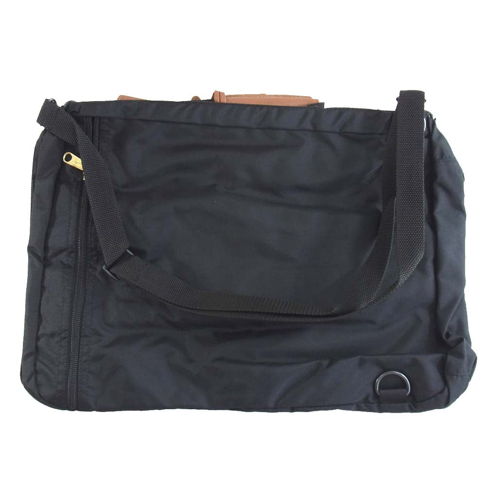 Eddie Bauer エディー・バウアー 6040 3way 420 デニールアイガー バッグ ブラック系【新古品】【未使用】【中古】